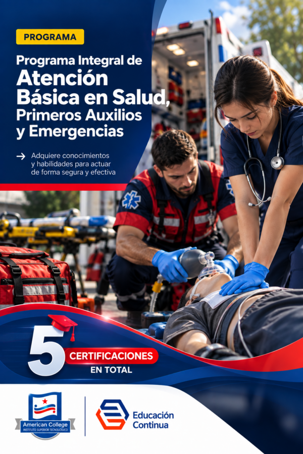 Cuota 2 de 2 (0) · sin separación de cupo · Programa Integral de Atención Básica en Salud, Primeros Auxilios y Emergencias